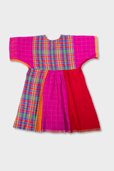 Freedom dress in multi checks