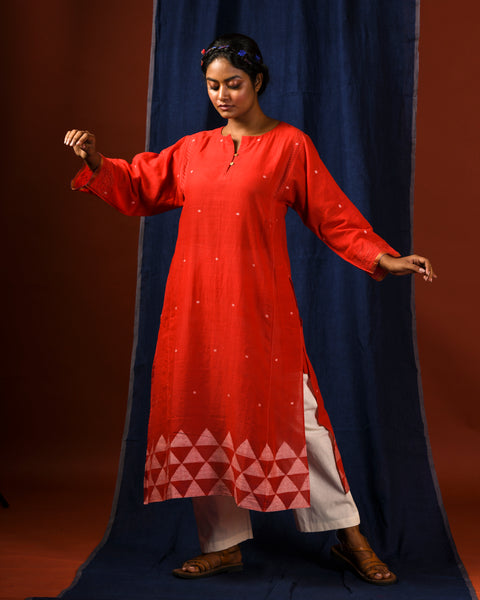 Jhorna jamdani kurta