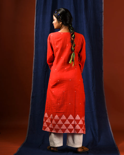 Jhorna jamdani kurta