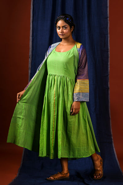 Chogha silk jacket set