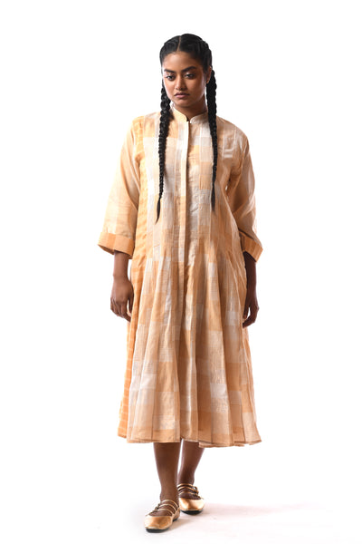 Kallidar gold striped dress