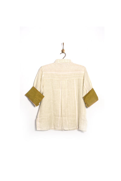 Essential Shirt 4.0 in linen stripes