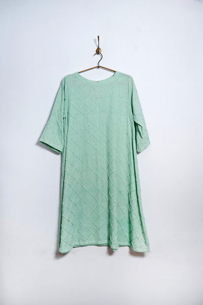 Barfi dress in indigenous cotton