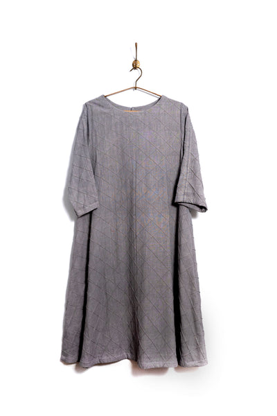 Barfi dress in indigenous cotton
