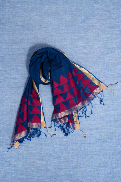 Jhorna jamdani stole