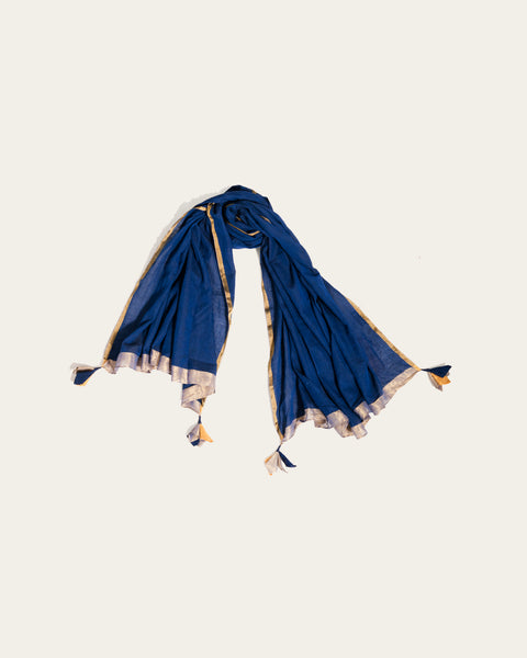 Classic Indigo dupatta