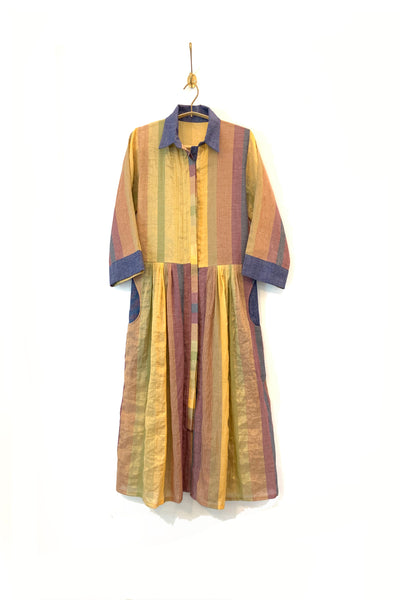 Multi Zari shirt dress