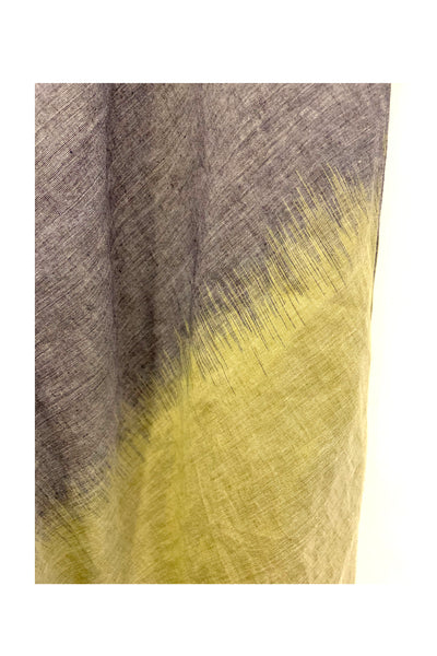 Ikat Free flow dress in linen