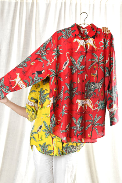 Aranyak Shirt in Red