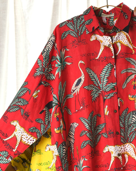 Aranyak Shirt in Red