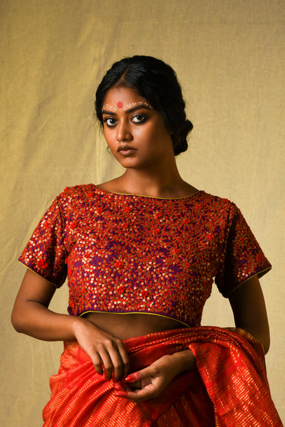 Banaphool hand embroidered blouse
