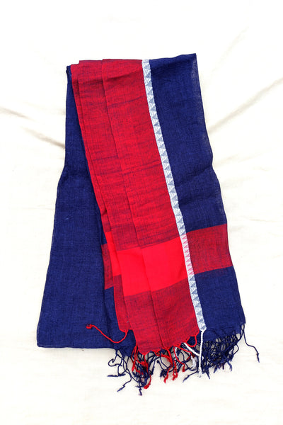 LAAL PAAR Linen Dupatta