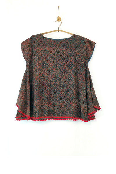 Ajrakh Bella blouse top