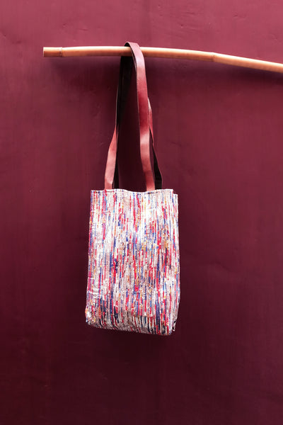 Silver Jhola tote