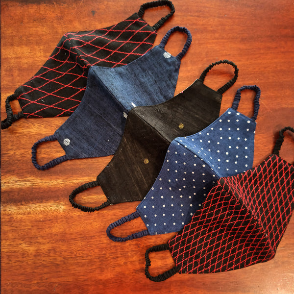 MIDNIGHT pack of Cotton mask (Pack of 5)