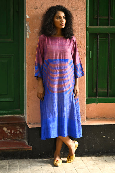 Signature Woven Circle dress (old rose)