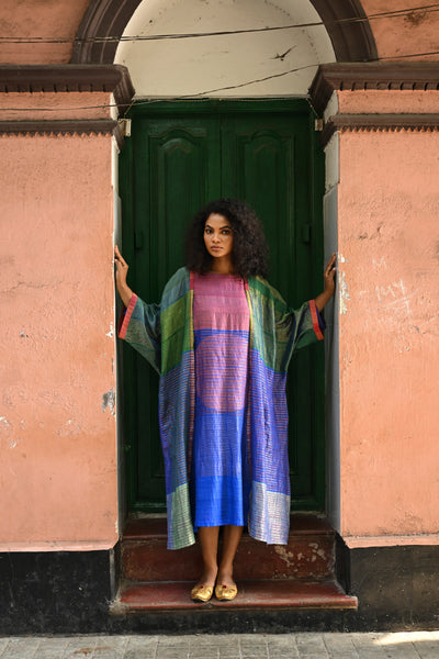 Signature Woven Circle dress (old rose)