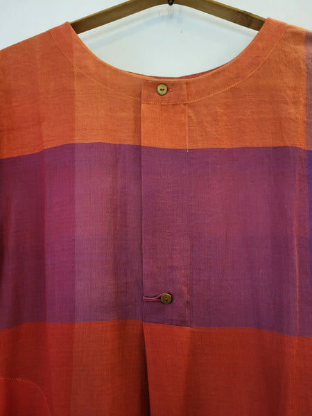 Kokila in Agomon woven checks