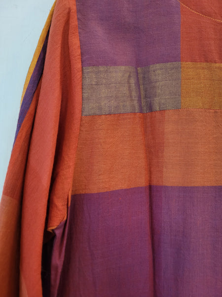 Kokila in Agomon woven checks