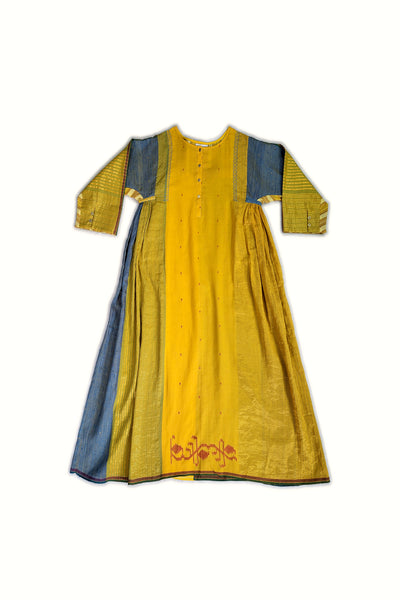 Anokhi dress in yellow - lime Tara