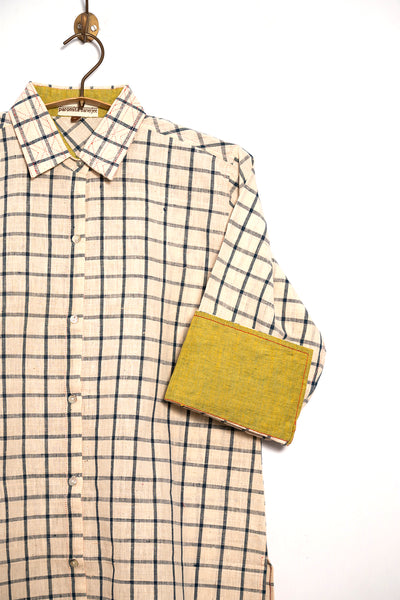 Organic Malkha check shirt