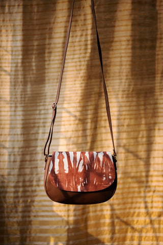 Leather Short sling (Mocha)