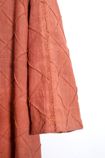 Barfi dress in indigenous cotton