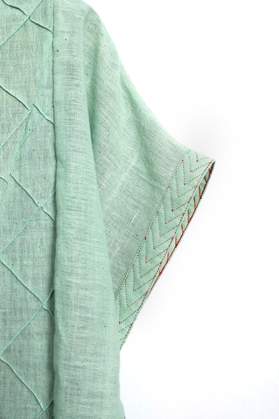 Barfi top in indigenous cotton