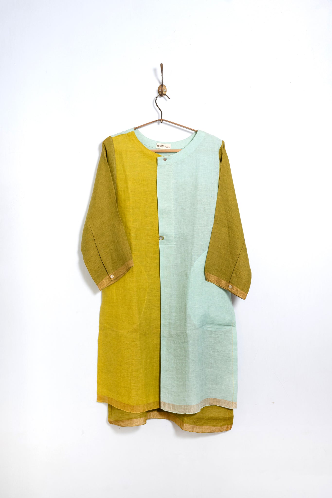 Linen 'half and half' Kurta