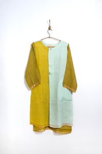 Linen 'half and half' Kurta