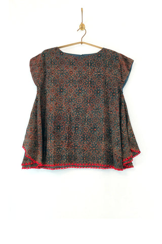 Ajrakh Bella blouse top