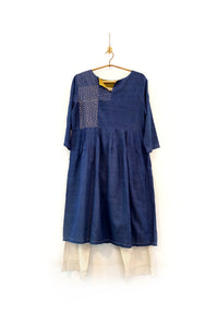 Handwoven yarn dyed dress