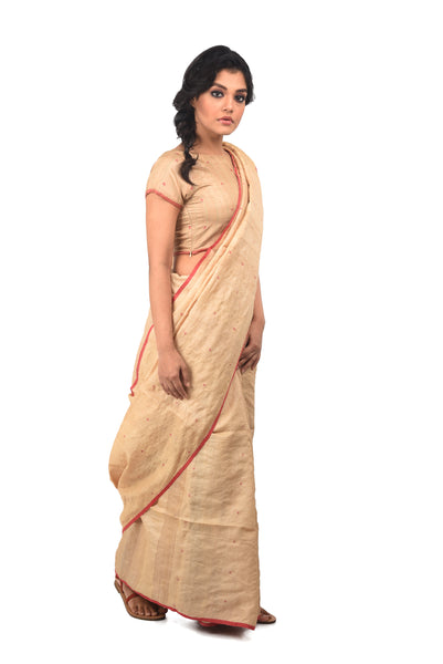 Hazaar Buti in Tassar (red)