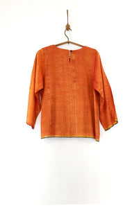 Sakhi blouse top ( saffron)